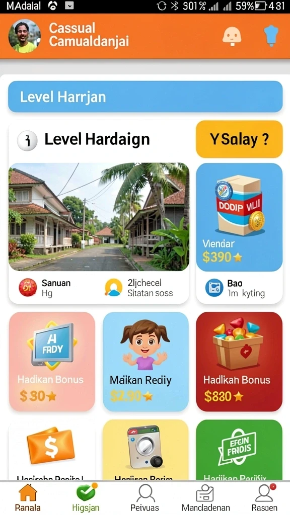 hanabi88 - Tampilan antarmuka yang menarik dan mudah digunakan.