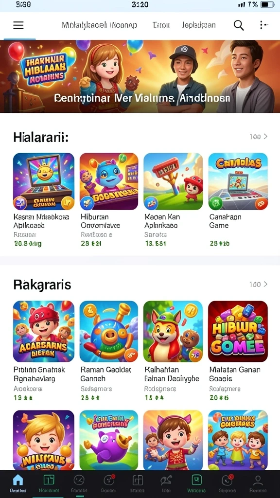 k3k3 - Screenshot menampilkan karakter utama dalam misi petualangan.