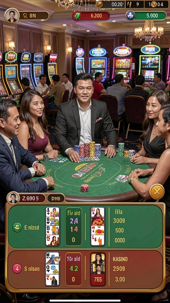 mpo303 - Menampilkan berbagai karakter yang dapat dipilih.