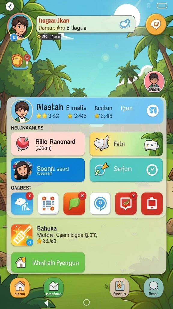 ora78 - Level permainan yang penuh tantangan dan rintangan menarik.