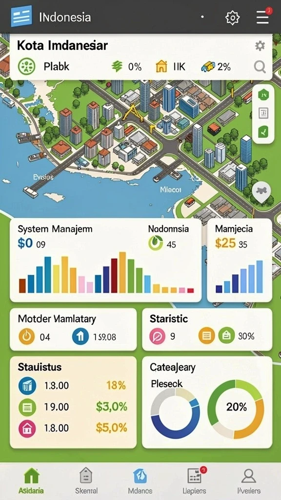 rawontoto - Screenshot dari salah satu level menantang dalam game.