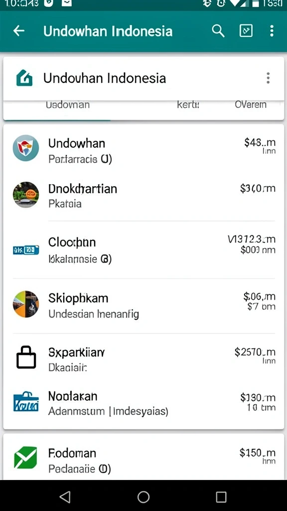 wongtoto - Tampilan antarmuka yang ramah pengguna.